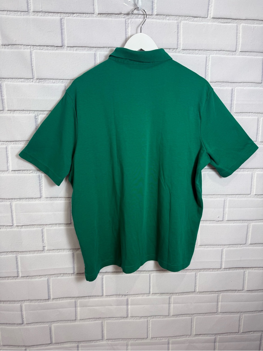 Lands’ End Men’s Traditional Fit Green Supima Cotton Pocket Polo Shirt Size L 42 - Picture 7 of 11